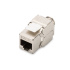 CAT 5e Keystone Jack, shielded Class D, RJ45 to LSA, tool free connection