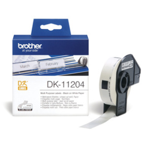 BROTHER DK11204 Multi Purpose Labels (400 ks)