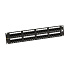 19" patch panel Solarix 48 x RJ45 CAT6 UTP 350 MHz černý 2U SX48-6-UTP-BK