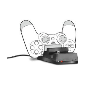 Speedlink Jazz USB Charger for PS4, black [SL-450000-BK]