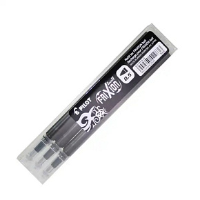 Náplň PILOT FriXion - 0,5 mm, čierna, 3 ks/bal.
