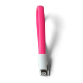 Mini Magnetický USB nabíjací ružový biely 225mm BELLAPROX s lightning konektorom