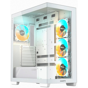 GIGABYTE case C500 PANORAMIC STEALTH ICE, ATX, Mid Tower, white