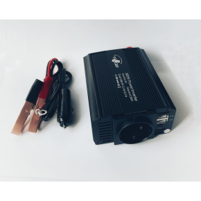 EUROCASE Power Inverter DC/AC, 12V/230V, 300W, USB, CAR socket, (MT-M300)