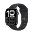 Apple Watch Series 10 GPS 42mm Jet Black Aluminium Case with Black Sport Band - S/M