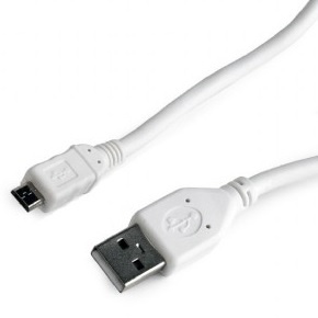 Micro-USB cable, 1 m, white color