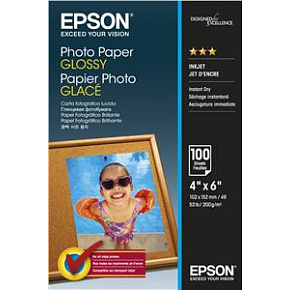 EPSON Photo Paper Glossy 10x15cm 100 listov EPSON Photo Paper Glossy 10x15cm 100 listov
