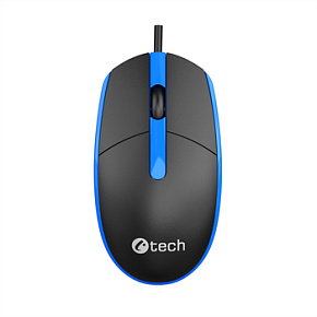 Myš C-TECH WM-10, čiernomodrá, USB Myš C-TECH WM-10, čiernomodrá, USB
