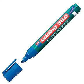 Popisovač na bloky edding 380 modrý Popisovač na bloky edding 380 modrý