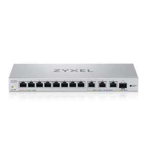 Zyxel XGS1250-12 v2, 12-Port Gigabit webmanaged Desktop Switch with 8 port 1G + 3-Port MultiGig 1/2.5/5/10G + 1-Port SFP+