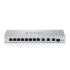 Zyxel XGS1250-12 v2, 12-Port Gigabit webmanaged Desktop Switch with 8 port 1G + 3-Port MultiGig 1/2.5/5/10G + 1-Port SFP+