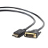 kábel DisplayPort na DVI, M/M, 3m, CABLEXPERT