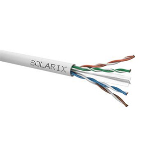 Instalační kabel Solarix CAT6 UTP PVC E<sub>ca</sub> 305m/box SXKD-6-UTP-PVC Instalační kabel Solarix CAT6 UTP PVC E<sub>ca</sub> 305m/box SXKD-6-UTP-PVC