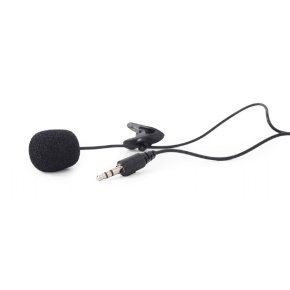 Clip-on microphone, GEMBIRD MIC-C-01, black