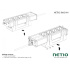 NETIO RM5 N4 vertical montage bracket for NETIO 4/4All