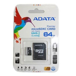 ADATA Premier micro SDXC karta 64GB UHS-I Class 10 + adaptér