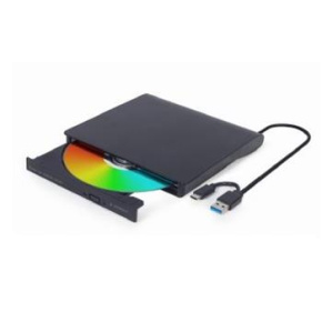 External USB DVD drive, black