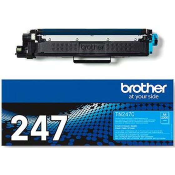 toner BROTHER TN-247 Cyan HL-L3210CW/L3270CDW, DCP-L3510CDW/L3550CDW, MFC-L3730CDN/L3770CDW (2300 str.)