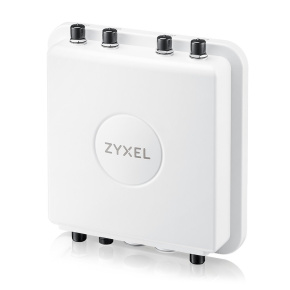 Zyxel WAX655E, 802.11ax 4x4 Outdoor Access Point  external Antennas (not included), Single Pack exclude Power Adaptor,  1 year Neb