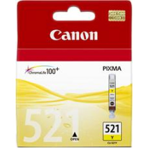 kazeta CANON CLI-521Y yellow MP 540/620/630/980, iP 3600/4600 (2936B001)