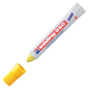 Priemyselný voskový popisovač edding 950 žltý