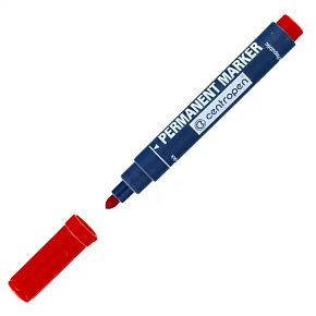 Značkovač CENTROPEN 8510 permanent, červený Značkovač CENTROPEN 8510 permanent, červený