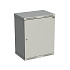 Rozvaděč nástěnný SENSA 15U 400mm, dveře plech, RAL 7035, SENSA-15U-64-21-G
