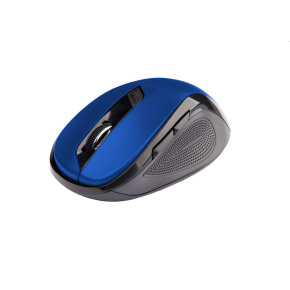 Mouse C-TECH WLM-02, black-blue, wireless, 1600DPI, 6 buttons, USB nano receiver