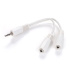 3.5 mm audio splitter cable, 10 cm