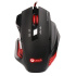 Gaming mouse C-TECH Akantha (GM-01R), casual gaming, gaming, red backlight, 2400DPI, USB