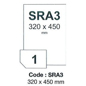 fólia RAYFILM matná strieborná polyesterová samolepiaca laser 300ks/SRA3