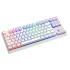 Klávesnica Modecom LANPARTY VOLCANO WHITE RGB Blue Switch