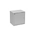 Rozvaděč nástěnný GrandN 12U 450mm, dveře plech, RAL 7035, GrandN-12U-645-21-G