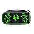 PDP 1-Up Mushroom Plus Glow Travel Case for Nintendo Switch, black [500-224-1UP]