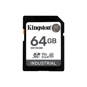 Kingston Industrial/SDXC/64GB/UHS-I U3 / Class 10