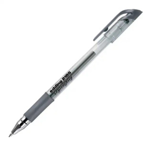 Gélový roller edding 2185 - metalický strieborný