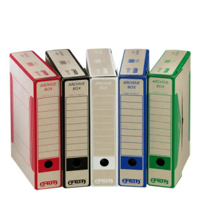 ARCHÍVNY BOX EMBA, 75 mm, modrá