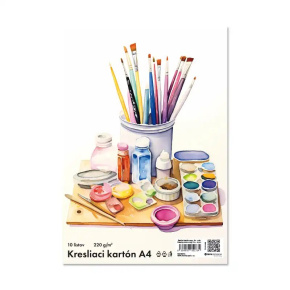 Kresliaci kartón A4, 220g, 10 ks