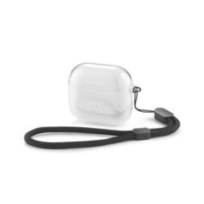 Aiino Glow Case for AirPods 4th Gen (2024) with wrist lanyard - Clear