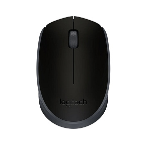 Logitech M171/Cestovná/Optická/1 000 DPI/Bezdrôtová USB/Čierna-šedá