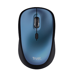 TRUST YVI+/Kancelárska/Optická/Pre pravákov/1 600 DPI/Bezdrôtová USB/Modrá TRUST YVI+/Kancelárska/Optická/Pre pravákov/1 600 DPI/Bezdrôtová USB/Modrá
