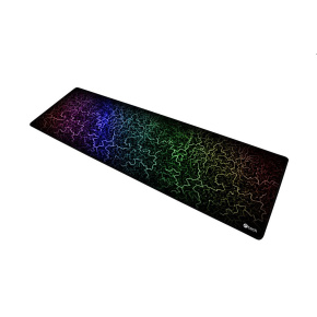 Gaming mouse pad C-TECH ANTHEA ARC XL, colored, for gaming, 900x270x4mm, sewn edges
