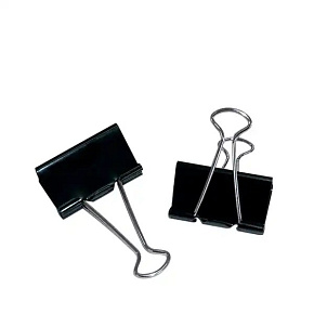 Klip čierny 15 mm, čierna / 12 Klip čierny 15 mm, čierna / 12