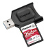 Kingston 256GB SDXC React+ SDR2 300R/260W UHS-II+MLP SD Čítačka