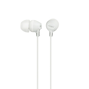 SONY slúchadlá MDR-EX15LP, biele SONY slúchadlá MDR-EX15LP, biele