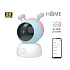 iGET HOME CS2 Baby - bezdrátová otočná IP 2K chůvička, 2x obal v balení Pink/Blue