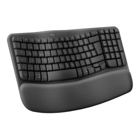 Logitech Wave Keys wireless ergonomic keyboard - GRAPHITE - CZ/SK