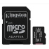 Pamäťová karta Kingston Canvas Select Plus microSDXC 64GB Class 10 UHS-I 100/10 MB/s (+ adaptér)