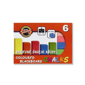 Krieda KOH-I-NOOR, farebná, 6 farieb Krieda KOH-I-NOOR, farebná, 6 farieb