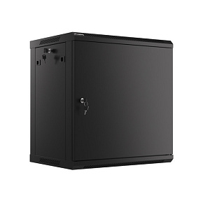 LANBERG RACKOVÁ SKRIŇA 19" NÁSTENNÁ 12U/600X450 PRO VLASTNÚ MONTÁŽ S KOVOVÝMI DVERAMI ČIERNA